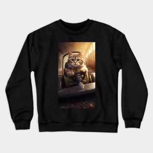 Karting Kitty Crewneck Sweatshirt